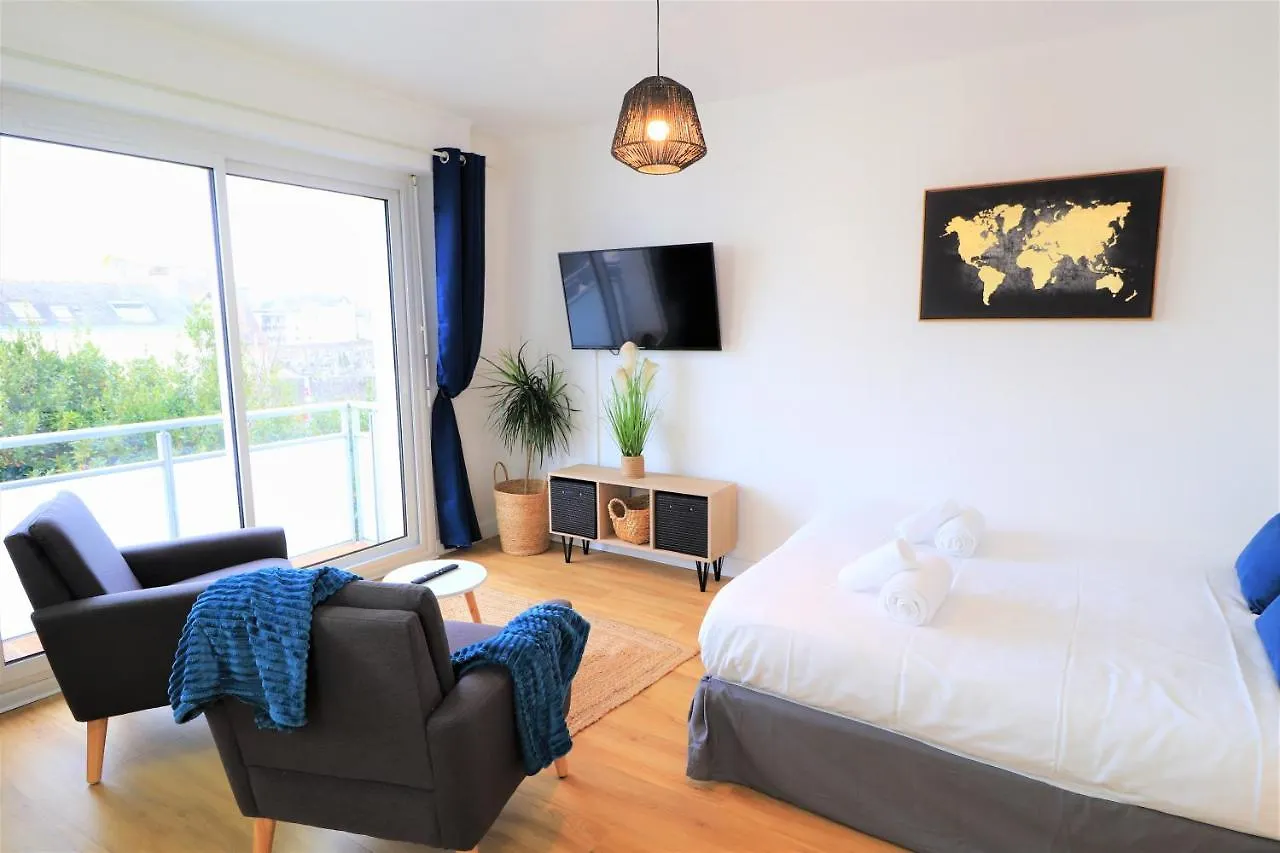 Apartmán L'Ecrin Logement Tout Confort Wifi, Centre-Ville, Parking Prive Vannes